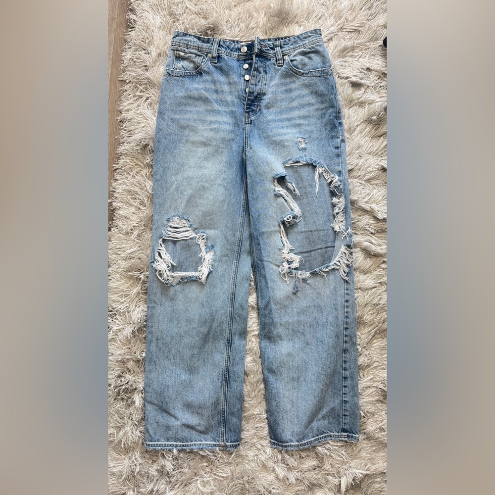 Free People Distressed Jeans
